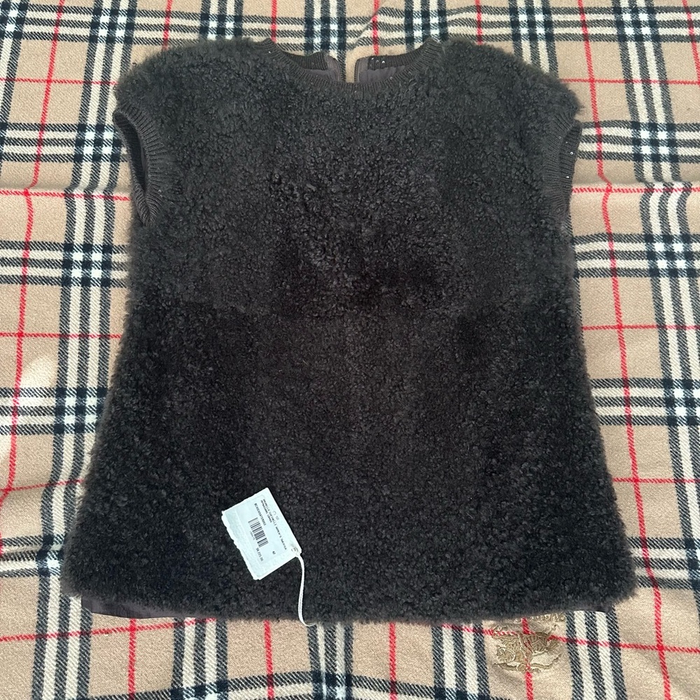 🚫🚫🚫SOLD Brunello Cucinelli fur vest (shearling+cashmere)